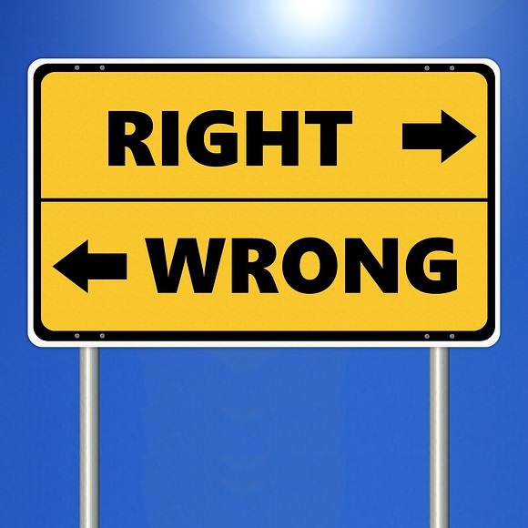 right and wrong ethics