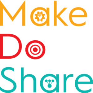 image of make do share logo