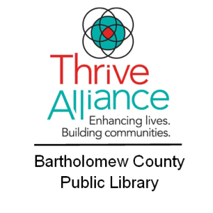 thrive alliance logo enhancing lives building communities and bartholomew county public library