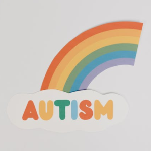 image of rainbow and autism