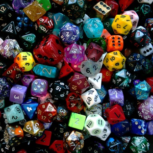 image of colorful dice