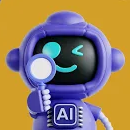 robot with the letters ai for artificial intelligence